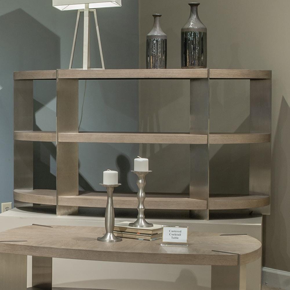 Liberty Furniture - Harlow Sofa Table in Sandstone & Satin Nickel - 754-OT1030 veiw 1