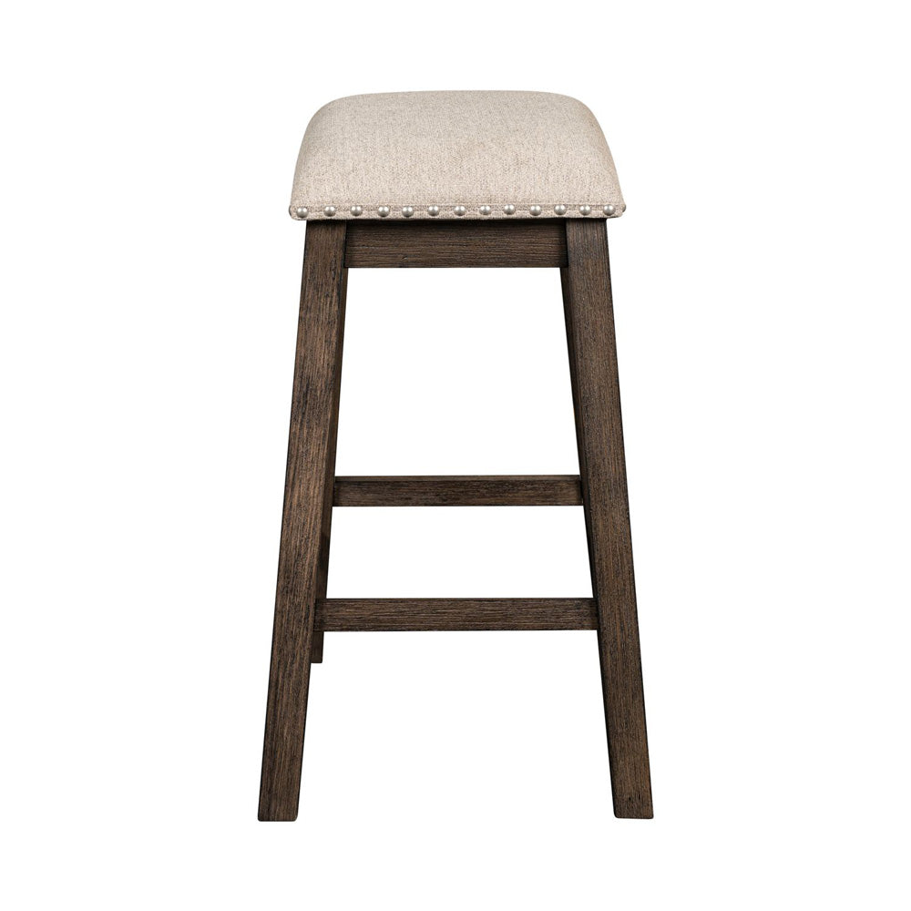 Liberty Furniture - Harrison Uph Console Stool - 680-OT9001 view 4