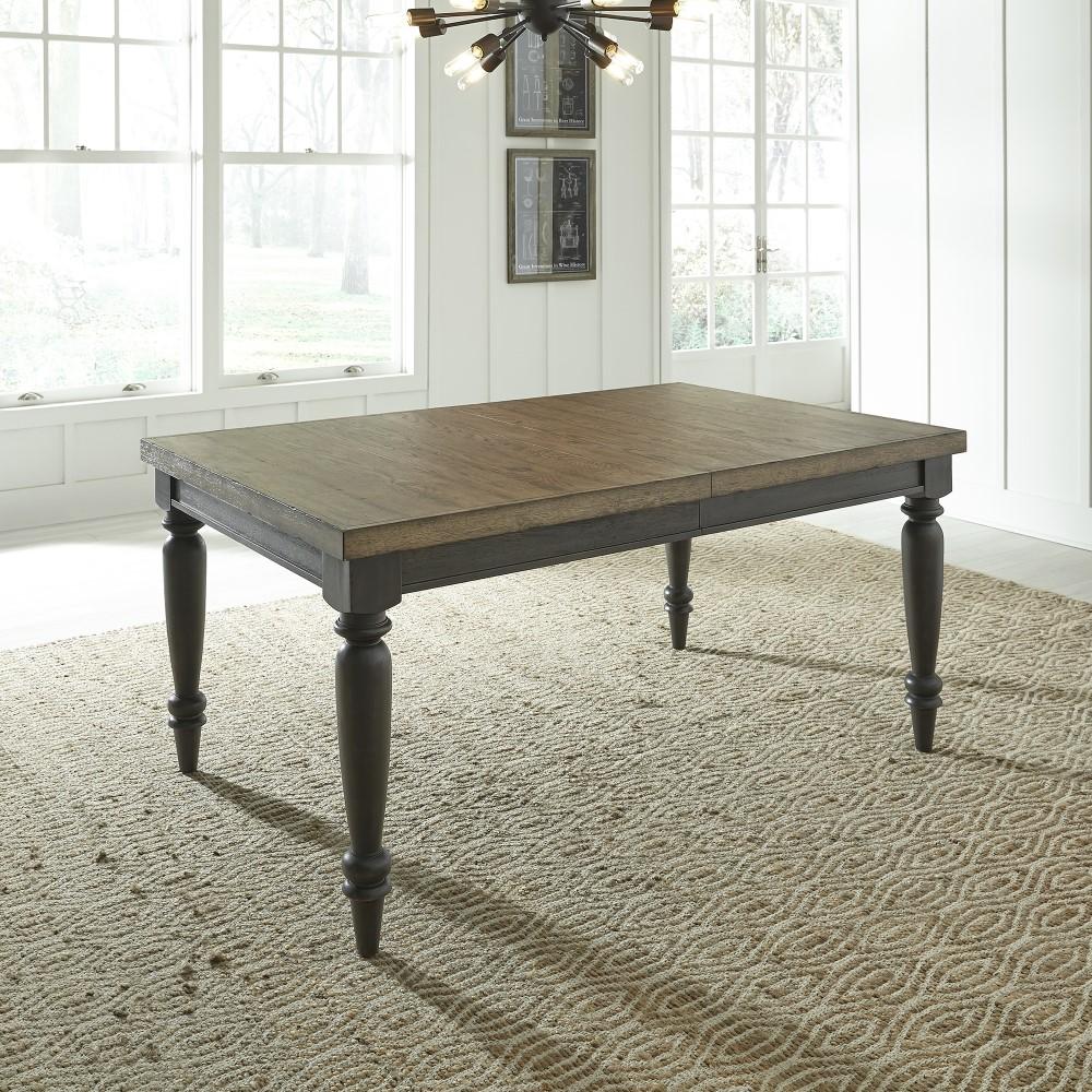 Liberty Furniture - Harvest Home 5 Piece Reactangular Table Set - 879-DR-5RLS veiw 4