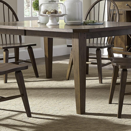 Liberty Furniture - Hearthstone 7 Piece Rectangular Table Set - 382-DR-7RLS veiw 2
