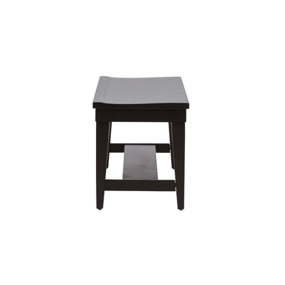 Liberty Furniture - Hearthstone Bench - Black - 482-C9000B veiw 5