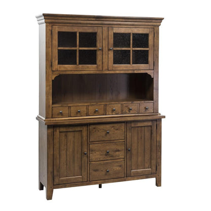 Liberty Furniture - Hearthstone Buffet & Hutch - 382-DR-HB veiw 3