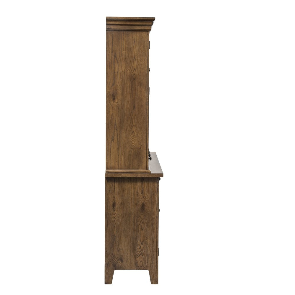 Liberty Furniture - Hearthstone Buffet & Hutch - 382-DR-HB veiw 4