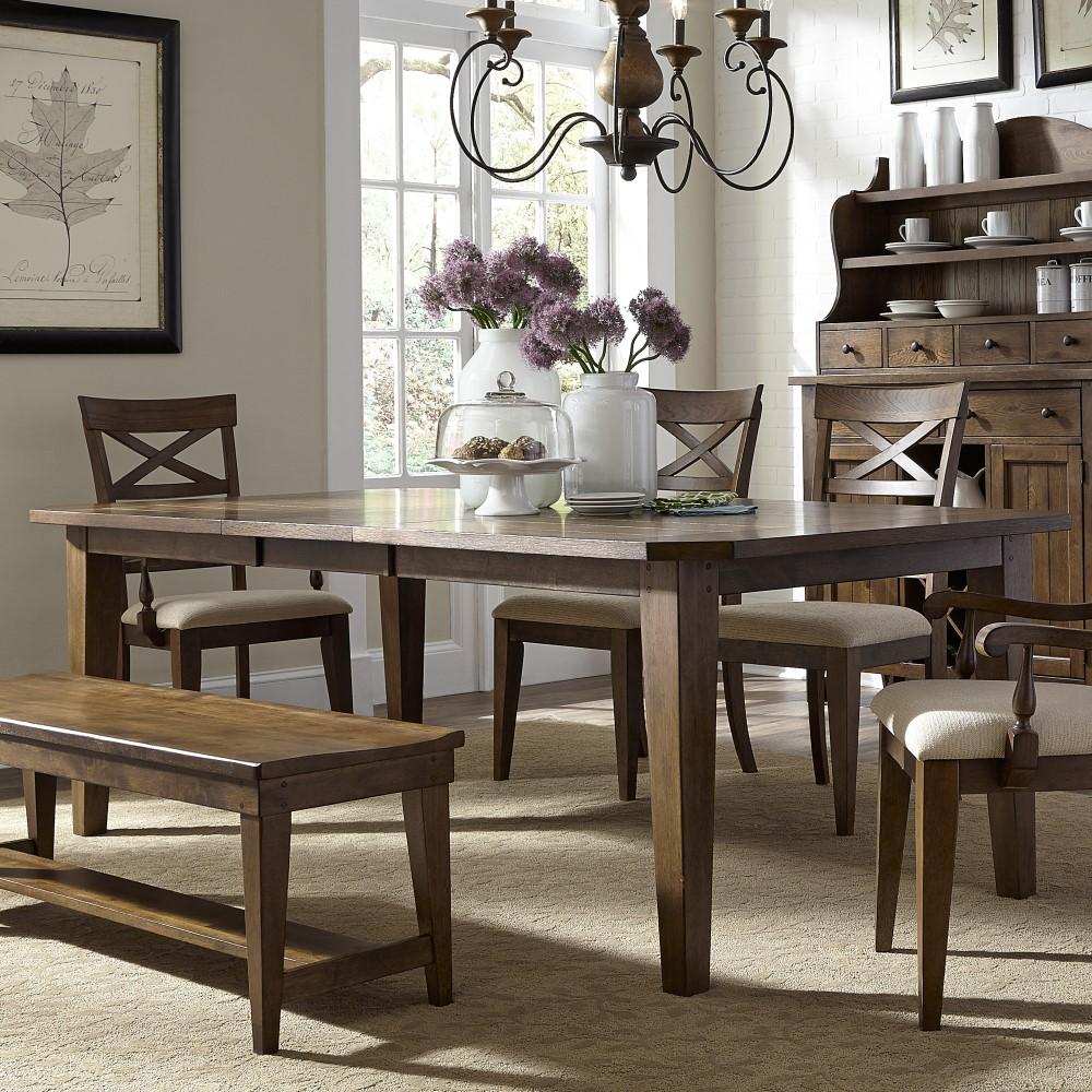 Liberty Furniture - Hearthstone Rectangular Leg Table - 382-T4408 veiw 2