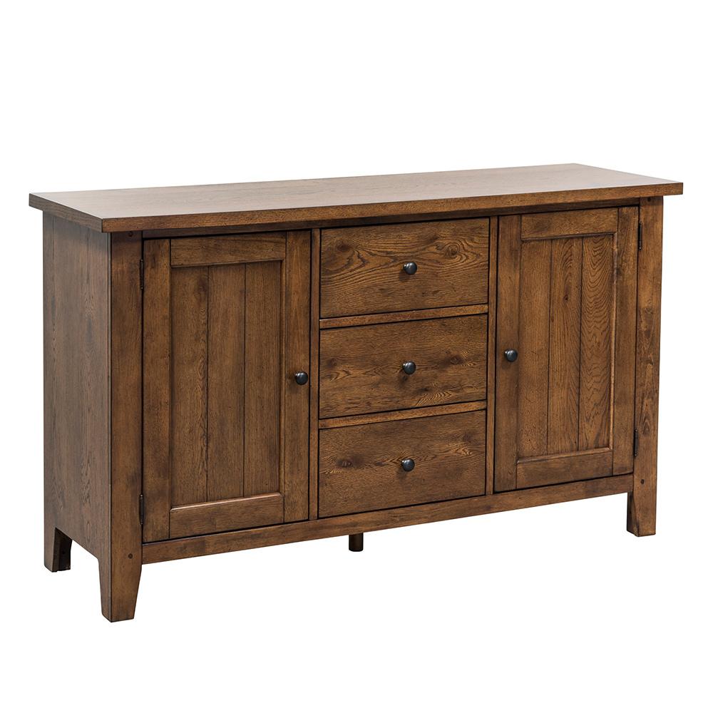 Liberty Furniture - Hearthstone Ridge Buffet in Tobacco & Black - 382-CB6183 veiw 2