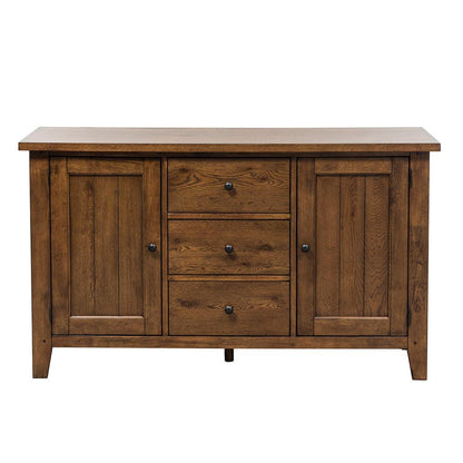 Liberty Furniture - Hearthstone Ridge Buffet in Tobacco & Black - 382-CB6183 veiw 3