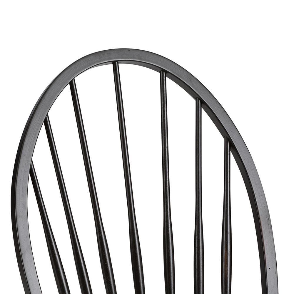 Liberty Furniture - Hearthstone Ridge Windsor Back Side Chair - Black in Tobacco & Black - 482-C1000S veiw 5