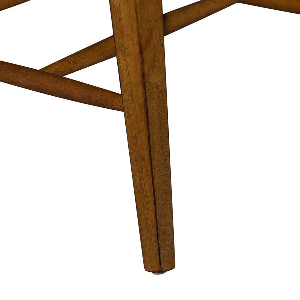 Liberty Furniture - Hearthstone Ridge Windsor Back Side Chair in Tobacco & Black - 382-C1000S veiw 8