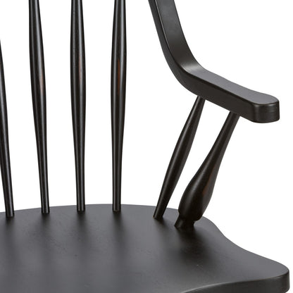 Liberty Furniture - Hearthstone Windsor Back Arm Chair - Black - 482-C1000A veiw 7