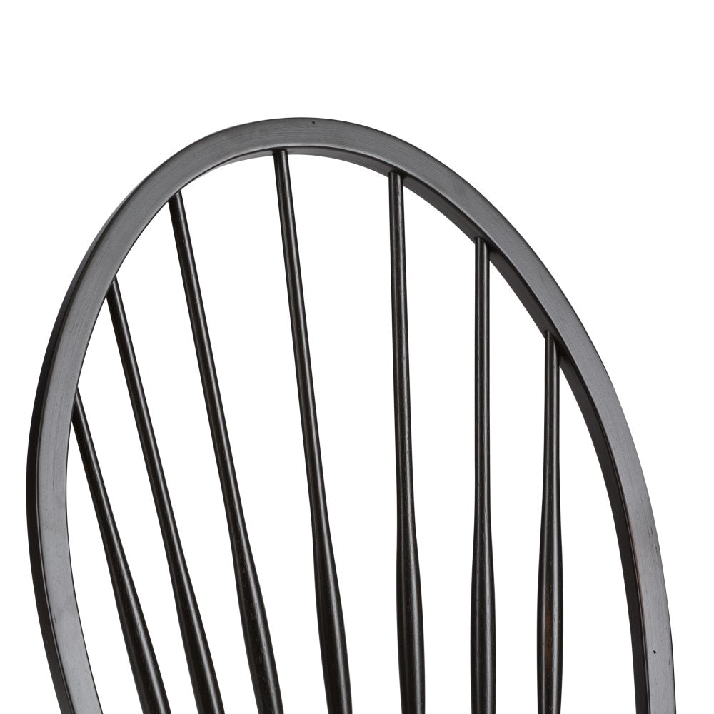 Liberty Furniture - Hearthstone Windsor Back Side Chair - Black (Set of 2) - 482-C1000S veiw 5