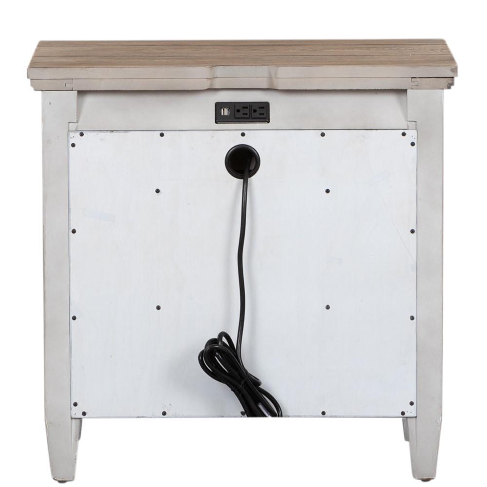 Liberty Furniture - Heartland 1 Drawer Night Stand w/ Charging Station - 824-BR61 veiw 5