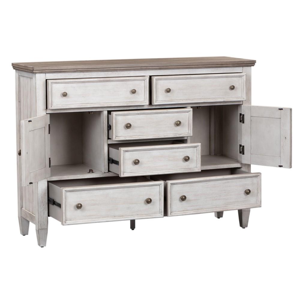 Liberty Furniture - Heartland 2 Door 6 Drawer Chesser - 824-BR32 veiw 3