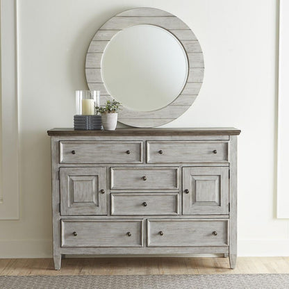Liberty Furniture - Heartland 2 Door 6 Drawer Chesser - 824-BR32 veiw 9