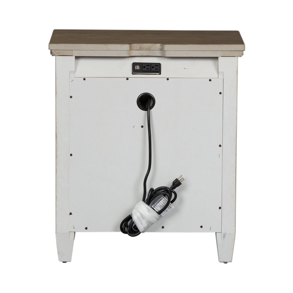 Liberty Furniture - Heartland 2 Drawer Night Stand w/ Charging Station - 824-BR63 veiw 6