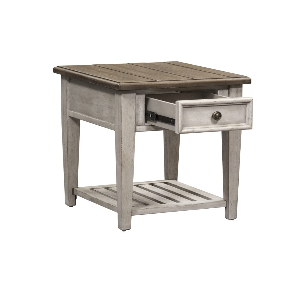 Liberty Furniture - Heartland Drawer End Table - 824-OT1020 veiw 4