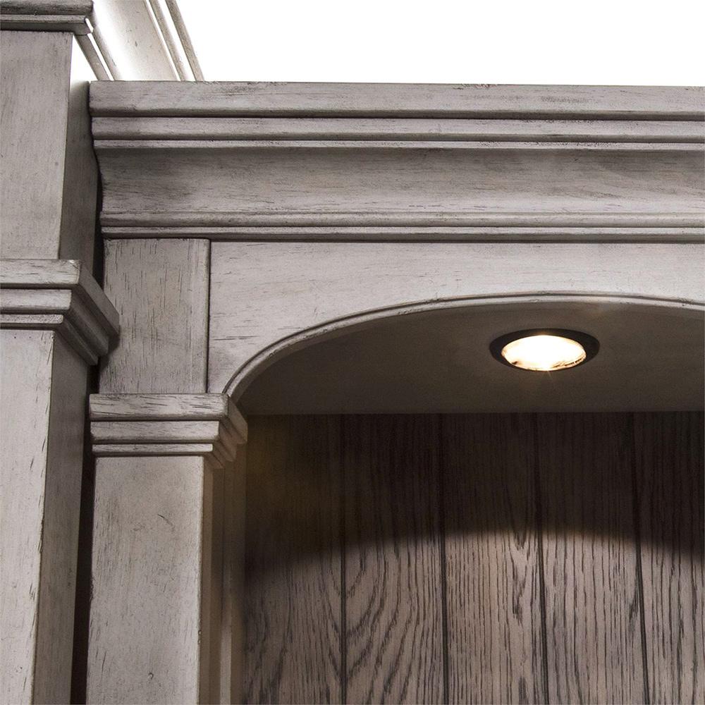 Liberty Furniture - Heartland Left Pier in Antique White w/ Tobacco Tops - 824-EL78 veiw 4