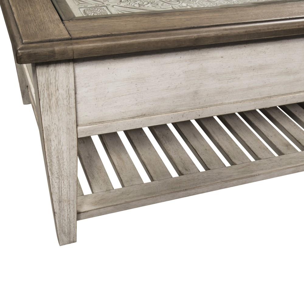 Liberty Furniture - Heartland Rect Ceiling Tile Cocktail Table - 824-OT1010 veiw 4