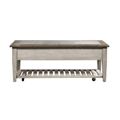 Liberty Furniture - Heartland Rect Ceiling Tile Cocktail Table - 824-OT1010 veiw 8