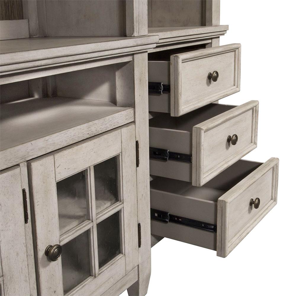 Liberty Furniture - Heartland Right Pier in Antique White w/ Tobacco Tops - 824-ER78 veiw 3