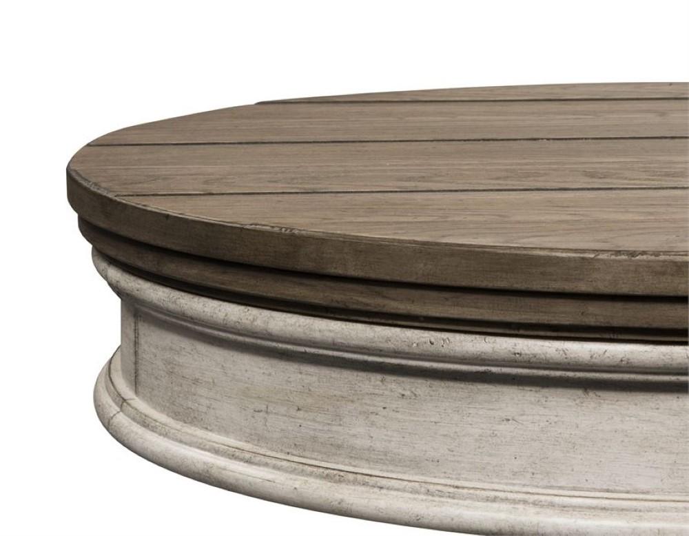 Liberty Furniture - Heartland - Round Pedestal Chair Side Table - 824-OT1022 veiw 4