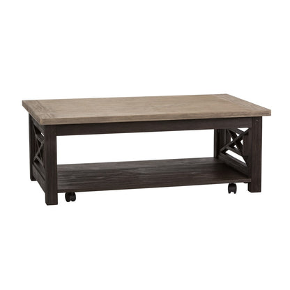 Liberty Furniture - Heatherbrook Cocktail Table - 422-OT1010 veiw 4