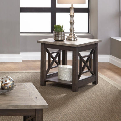 Liberty Furniture - Heatherbrook End Table - 422-OT1020 veiw 2