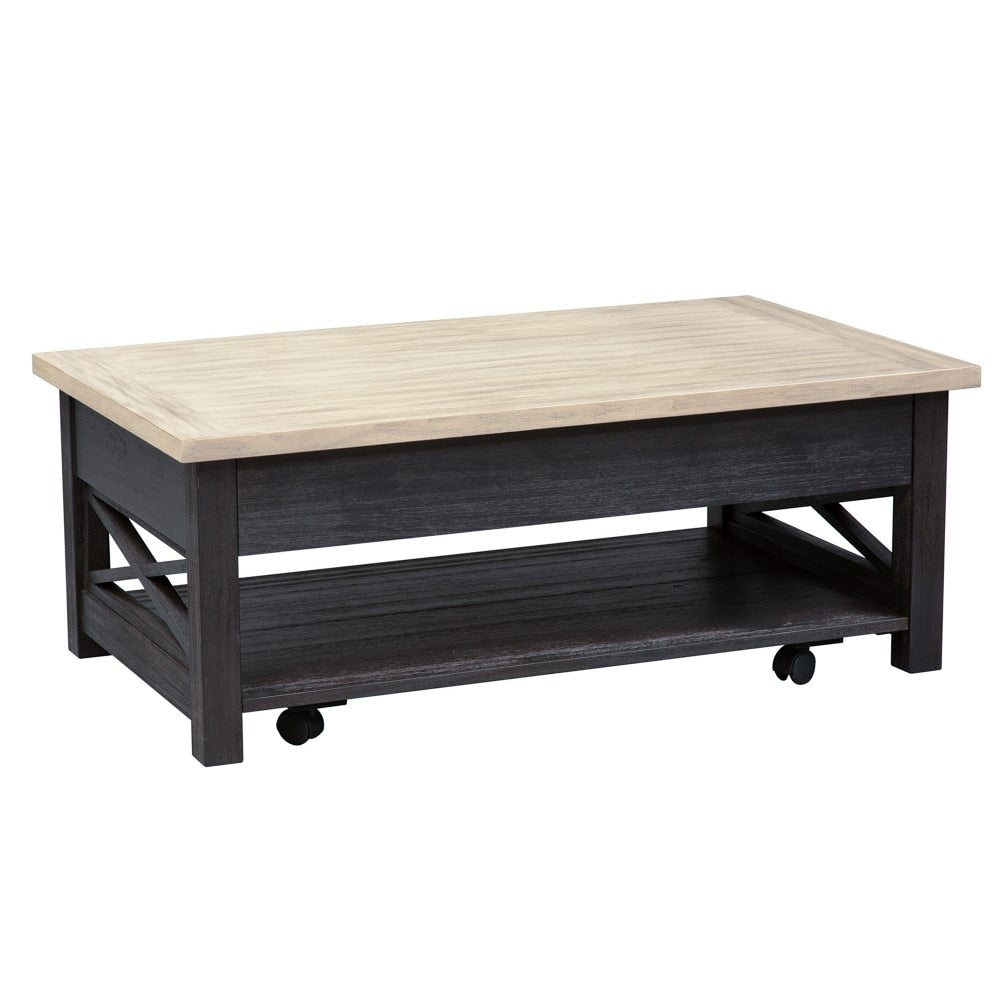 Liberty Furniture - Heatherbrook Lift Top Cocktail Table - 422-OT1011 veiw 3