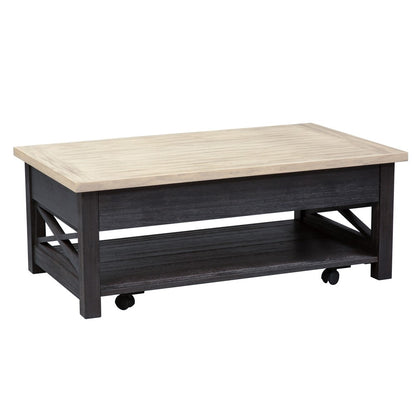 Liberty Furniture - Heatherbrook Lift Top Cocktail Table - 422-OT1011 veiw 3