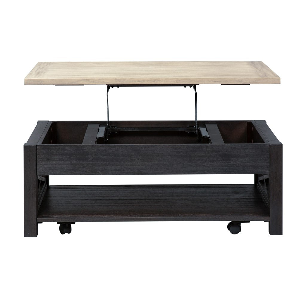 Liberty Furniture - Heatherbrook Lift Top Cocktail Table - 422-OT1011 veiw 6