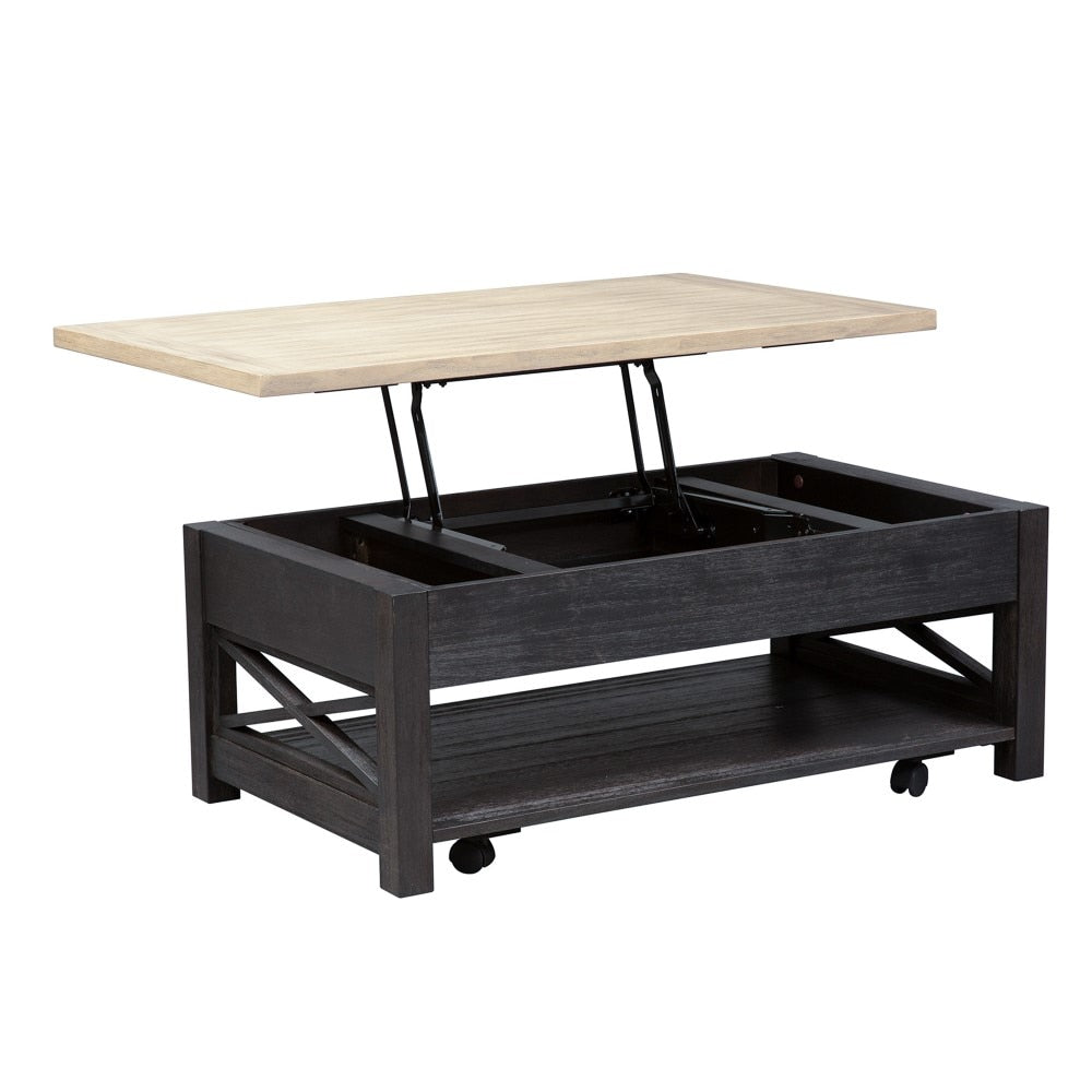 Liberty Furniture - Heatherbrook Lift Top Cocktail Table - 422-OT1011 veiw 7
