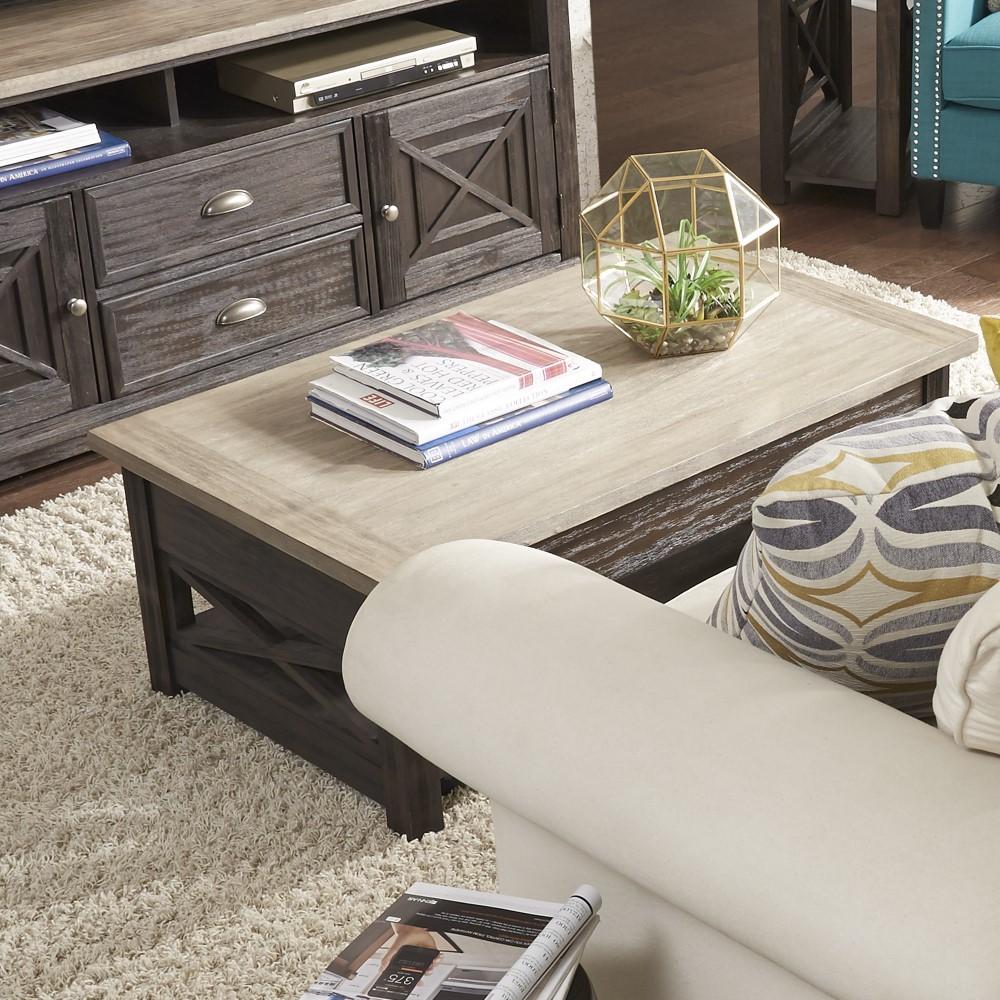 Liberty Furniture - Heatherbrook Lift Top Cocktail Table - 422-OT1011 veiw 9
