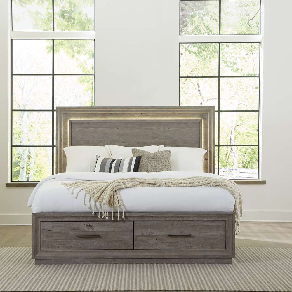 Liberty Furniture - Horizons King Storage Bed  - 272-BR-KSB veiw 1