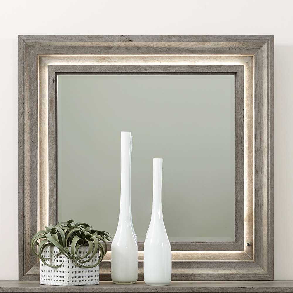 Liberty Furniture - Horizons Lighted Mirror - 272-BR51 veiw 1