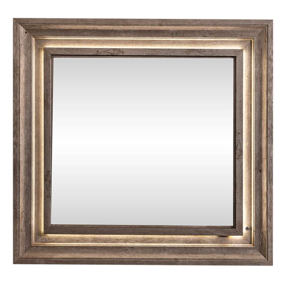 Liberty Furniture - Horizons Lighted Mirror - 272-BR51 veiw 3