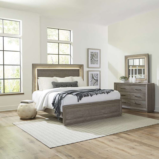 Liberty Furniture - Horizons Queen Panel Bed, Dresser & Mirror  - 272-BR-QPBDM veiw 1