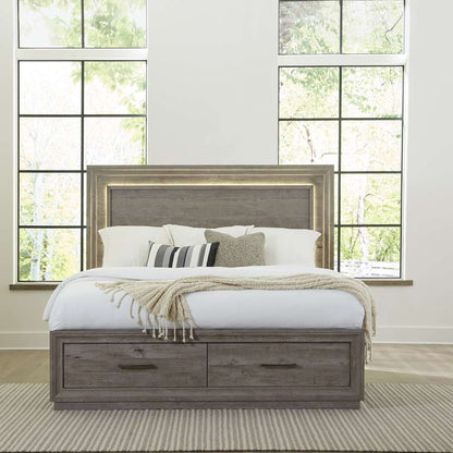 Liberty Furniture - Horizons Queen Storage Bed  - 272-BR-QSB veiw 1