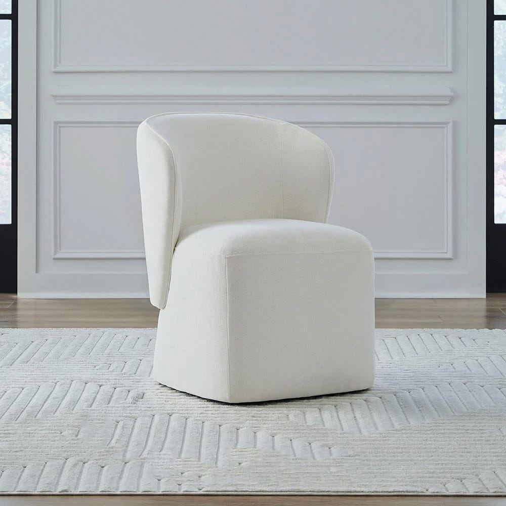 Liberty Furniture - Accent Dining Ivory Accent Dining Chairs - Set of 4 in Ivory Fabric - 730-ADCH-IV4PK