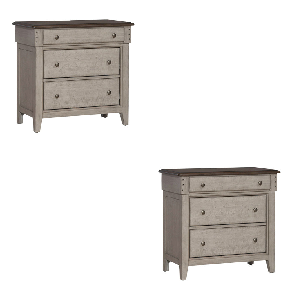 Liberty Furniture - Ivy Hollow 2 Bedside Chests - 457-BR-2BSC view 1