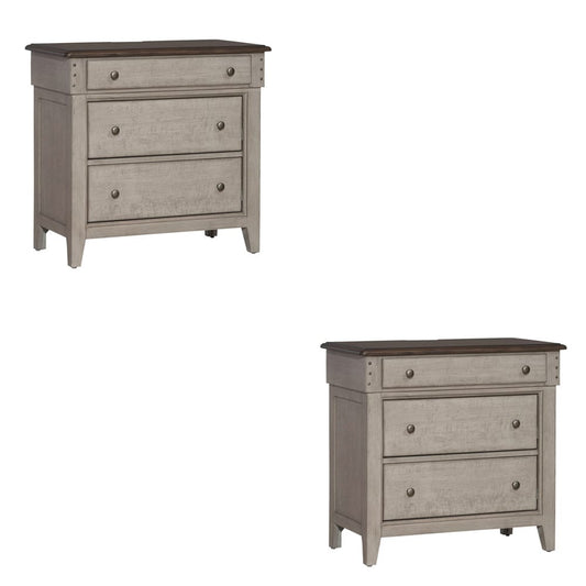 Liberty Furniture - Ivy Hollow 2 Bedside Chests - 457-BR-2BSC view 1