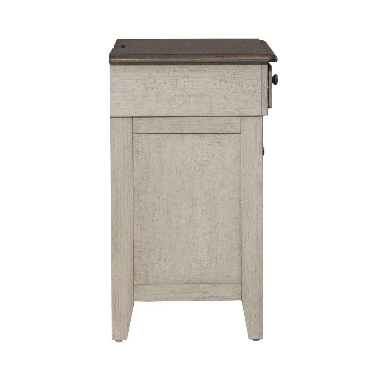 Liberty Furniture - Ivy Hollow 3 Drawer Night Stand w/ Charging Station - 457-BR61 veiw 3