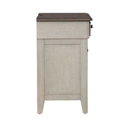 Liberty Furniture - Ivy Hollow 3 Drawer Night Stand w/ Charging Station - 457-BR61 veiw 3