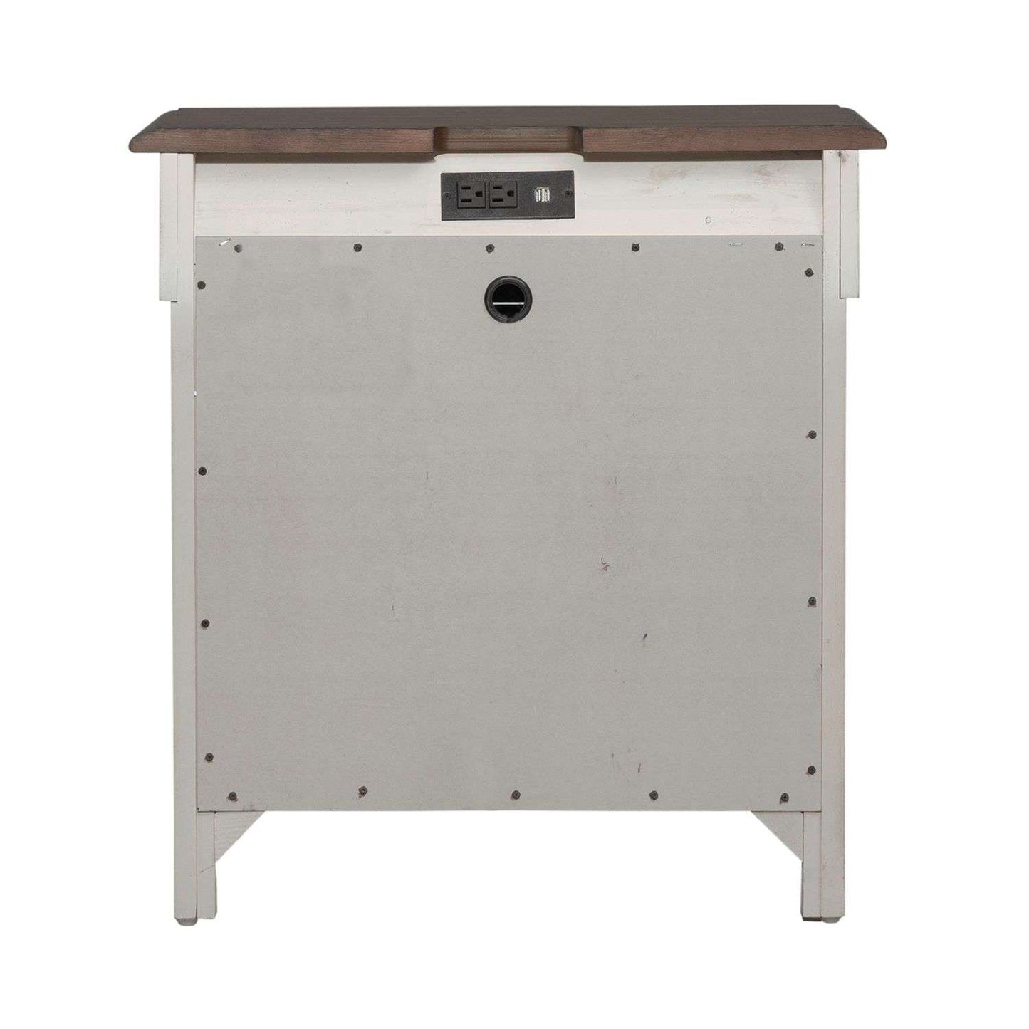 Liberty Furniture - Ivy Hollow 3 Drawer Night Stand w/ Charging Station - 457-BR61 veiw 4