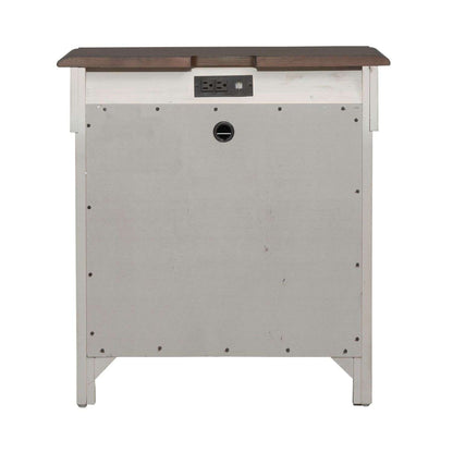 Liberty Furniture - Ivy Hollow 3 Drawer Night Stand w/ Charging Station - 457-BR61 veiw 4