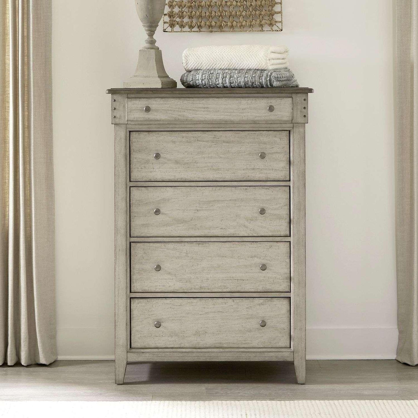 Liberty Furniture - Ivy Hollow 5 Drawer Chest - 457-BR41 veiw 7