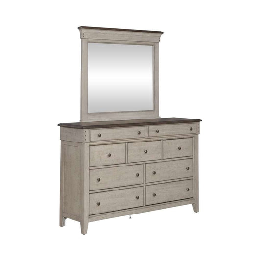 Liberty Furniture - Ivy Hollow Dresser & Mirror  - 457-BR-DM veiw 1