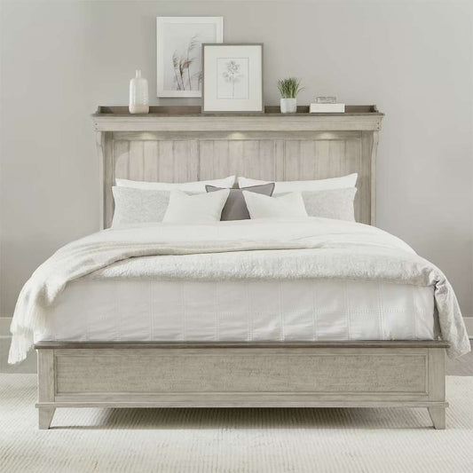 Liberty Furniture - Ivy Hollow King Mantle Bed  - 457-BR-KMT veiw 1