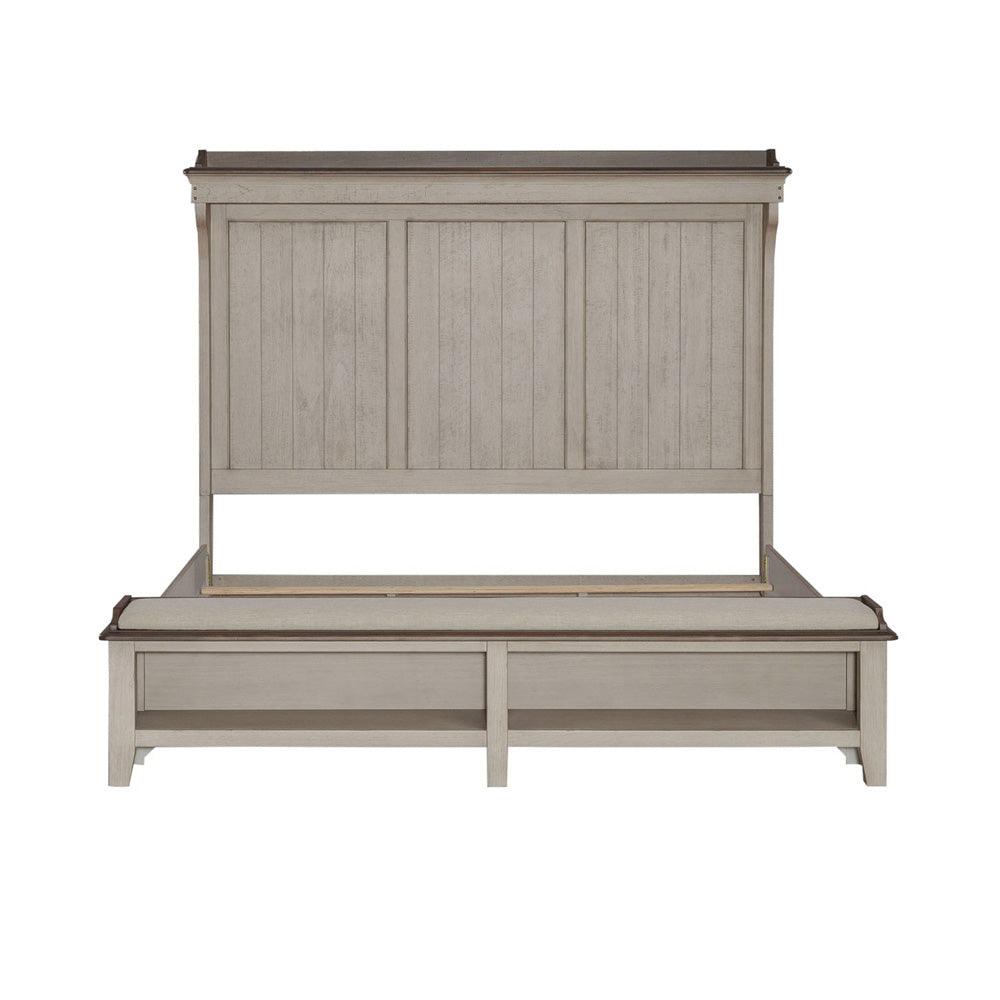 Liberty Furniture - Ivy Hollow King Mantle Storage Bed, 2 Nightstands - 457-BR-KMS2NS view 2