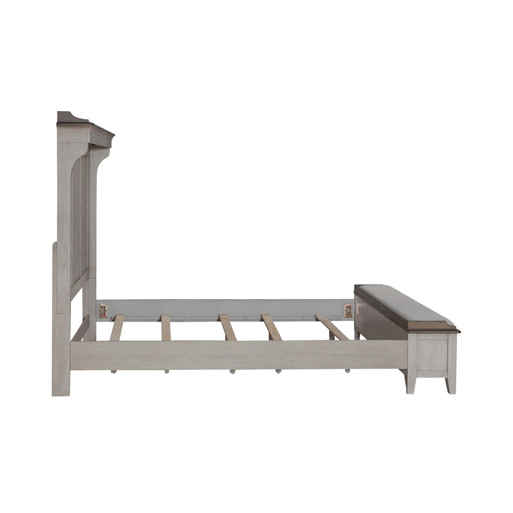 Liberty Furniture - Ivy Hollow King Mantle Storage Bed, 2 Nightstands - 457-BR-KMS2NS view 3
