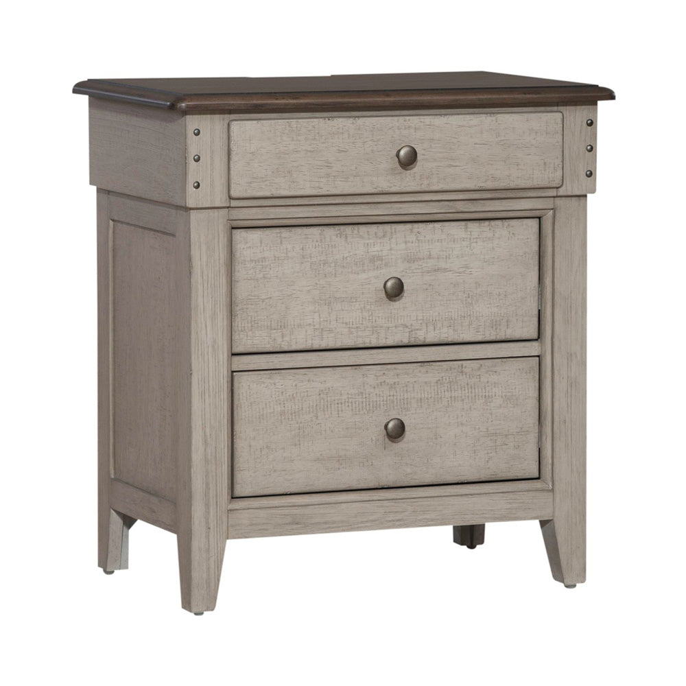 Liberty Furniture - Ivy Hollow King Panel Bed, 2 Nightstands - 457-BR-KPB2NS view 6