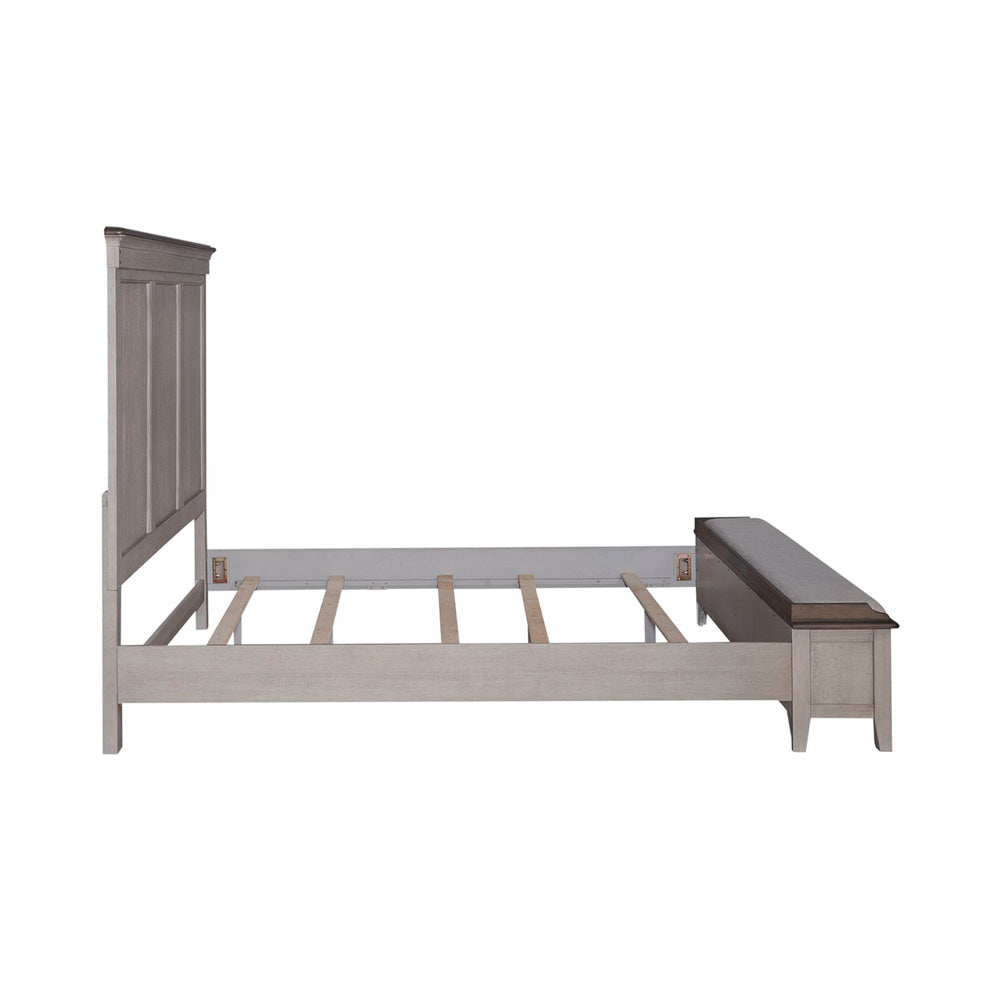 Liberty Furniture - Ivy Hollow King Storage Bed, 2 Bedside Chests - 457-BR-KSB2BSC view 3